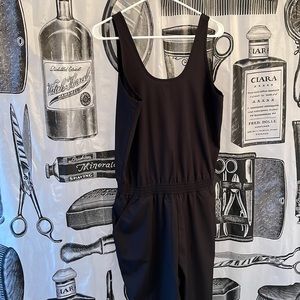 Old Navy Active Black Stretch-Tech Jumpsuit (Medium)